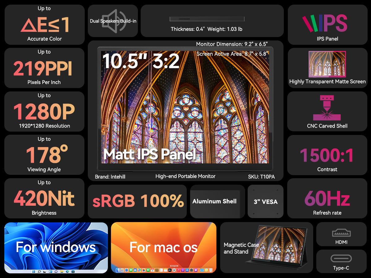 touchscreen portable monitor