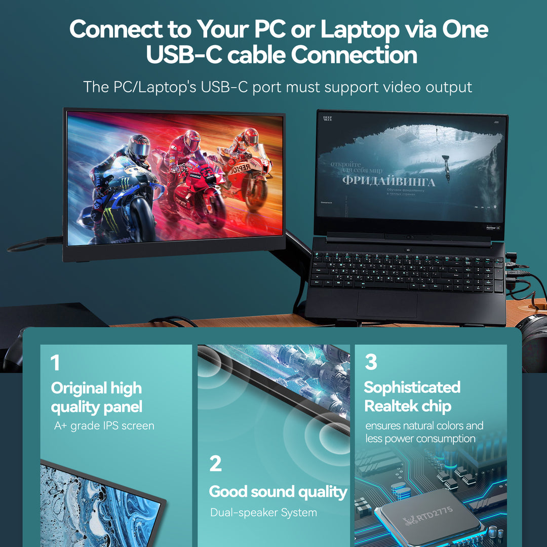 15.6" 1080P 240HZ Monitor