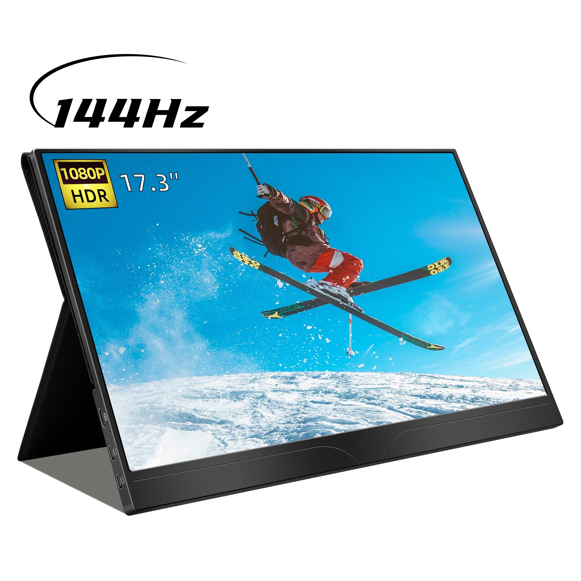 Portable Gaming Monitor 144Hz Computer Display for mini PC 17.3inch