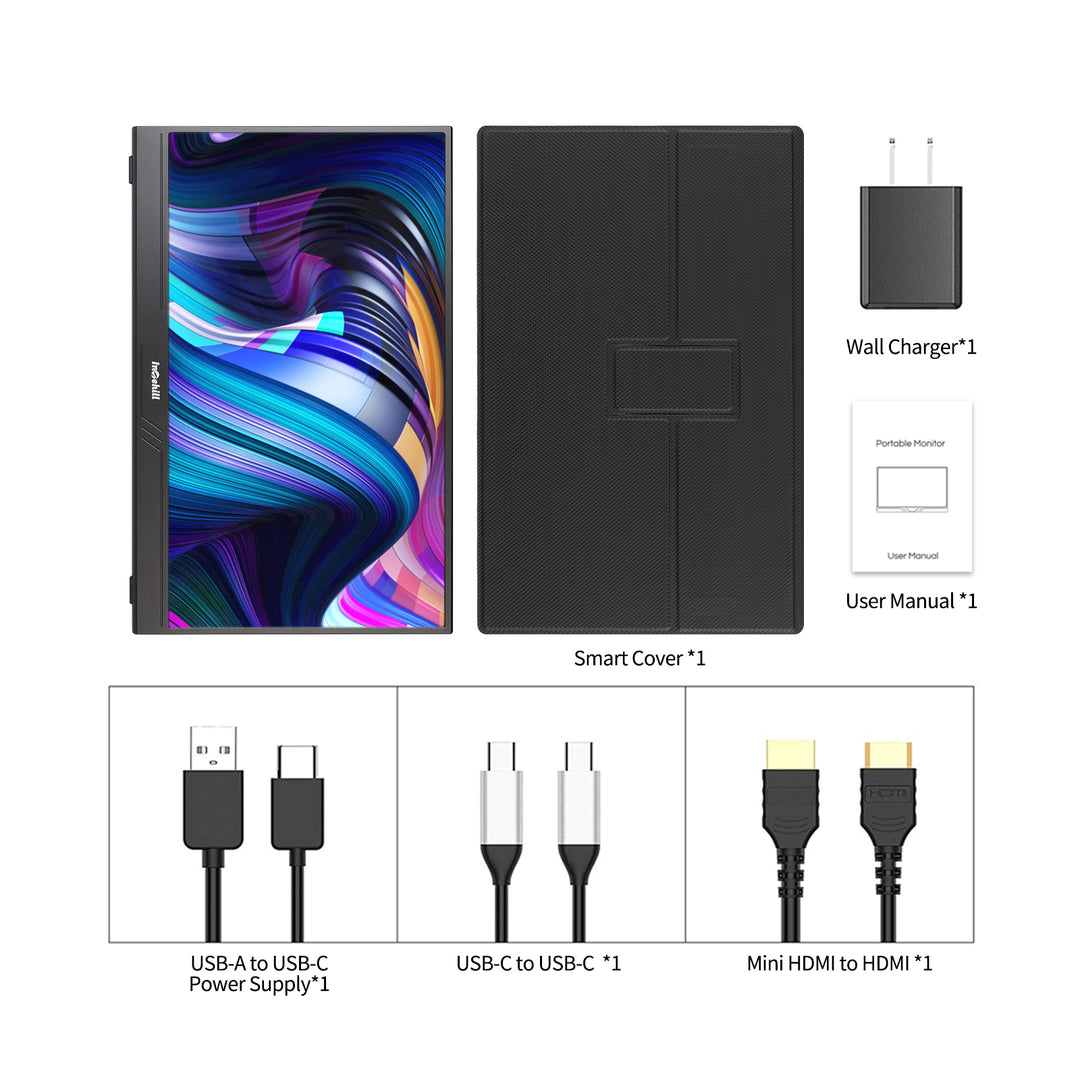 15.6" 1080P QLED Monitor DCI-P3 100%