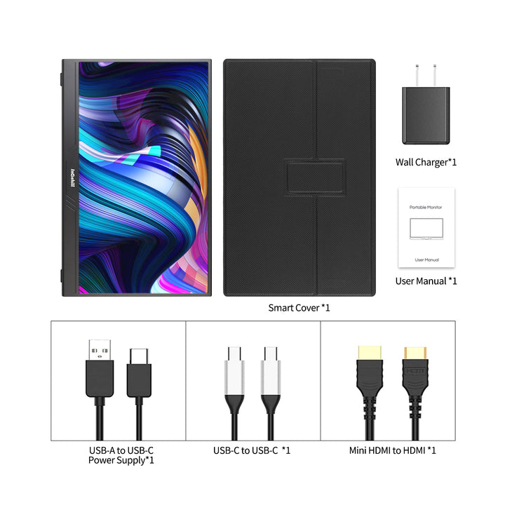 15.6" 1080P QLED Monitor DCI-P3 100%