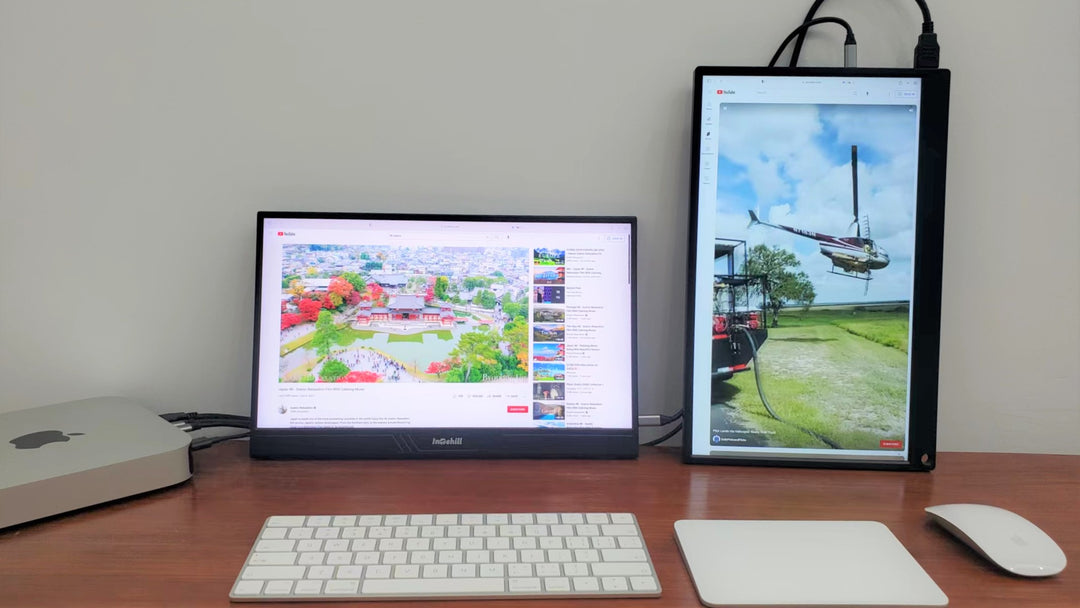 dual monitor setup for mac mini