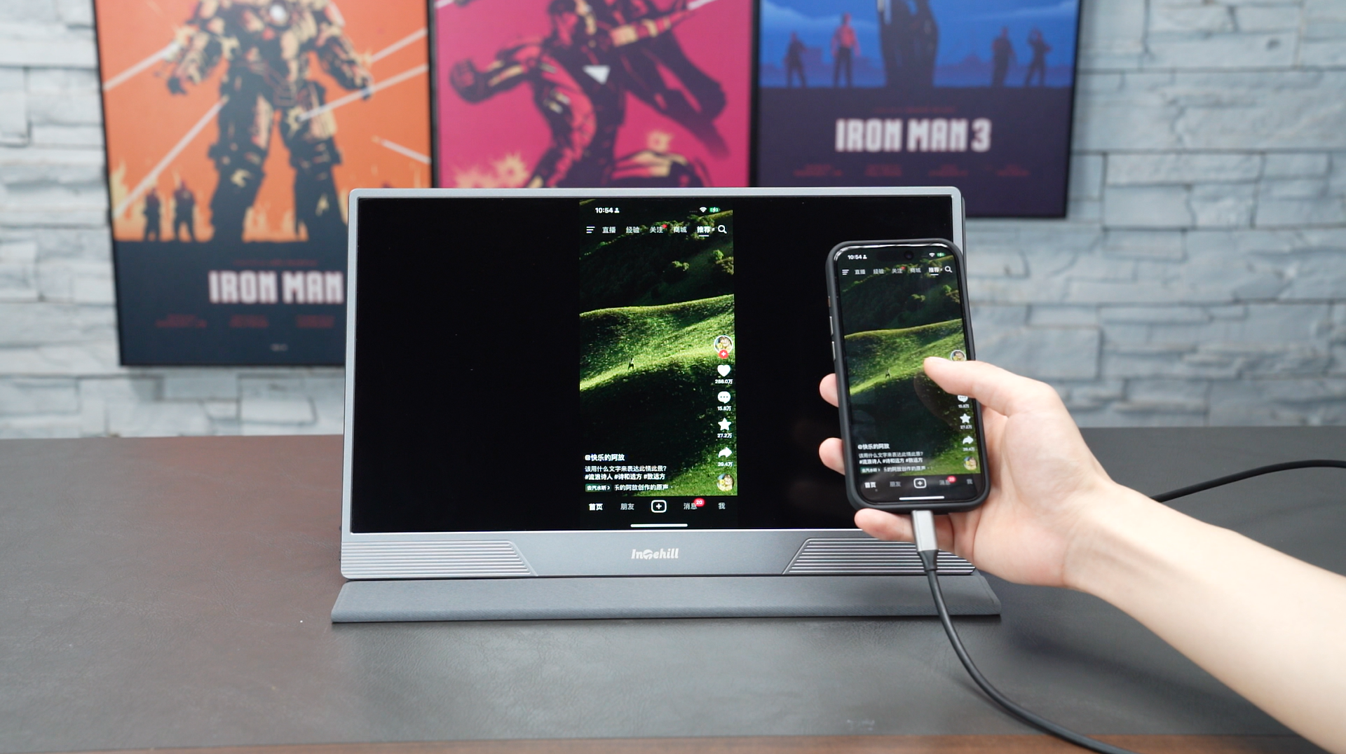 Iphone Computer Monitor Connect a portable monitor to the iPhone 15 – Intehill
