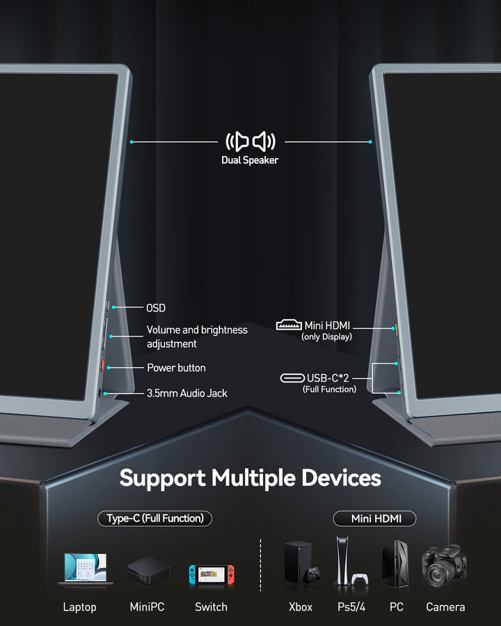 13,4" 4K+ Monitor mit IGZO-Panel [U13NA]