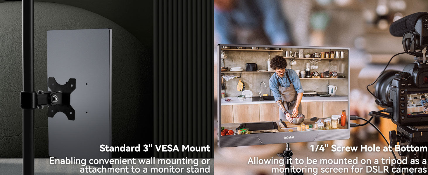 vesa mount portable monitor