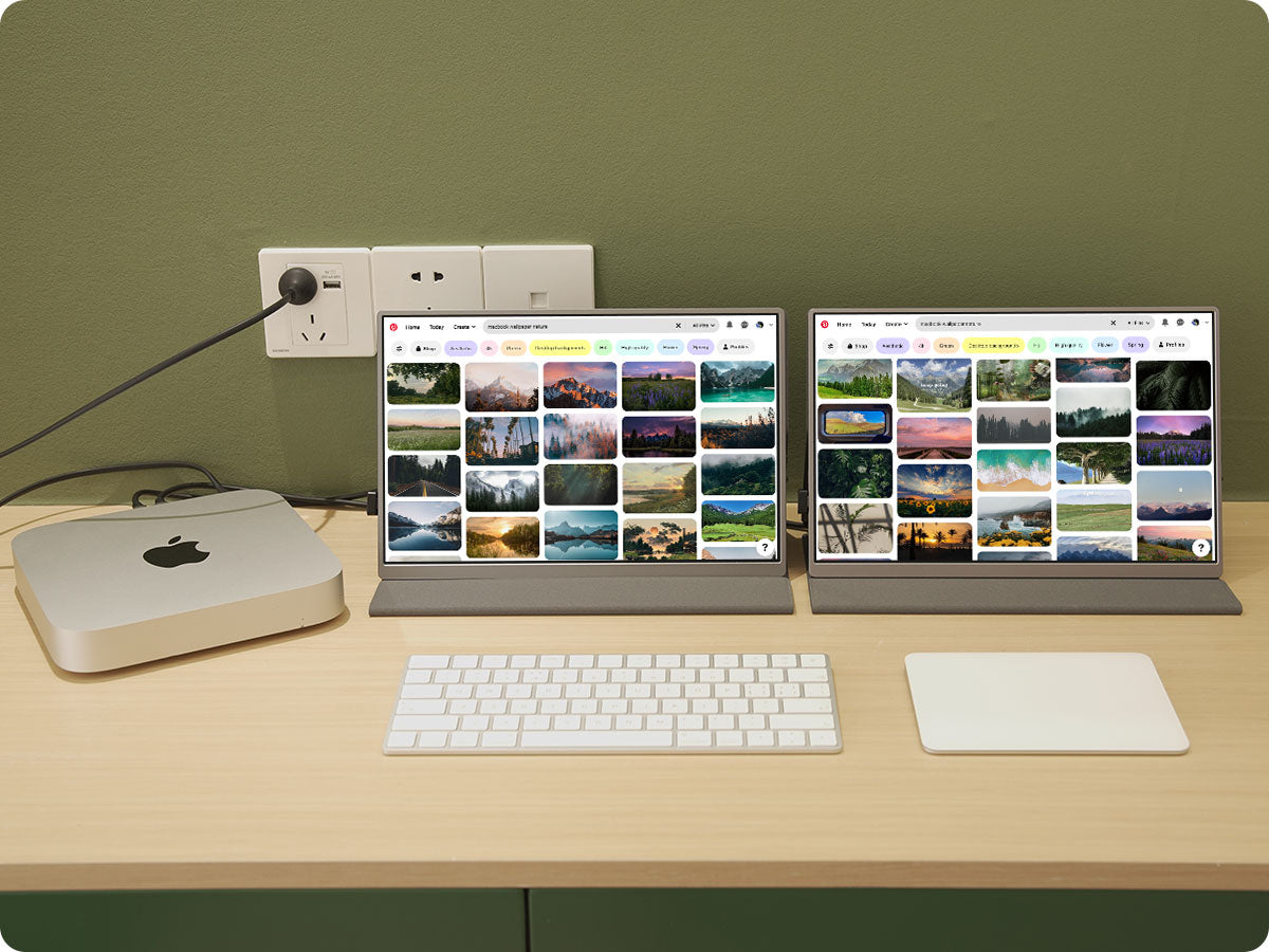 Intehill 4K Portable Monitor for Laptop and mini PC, 13.4 inch U13NA