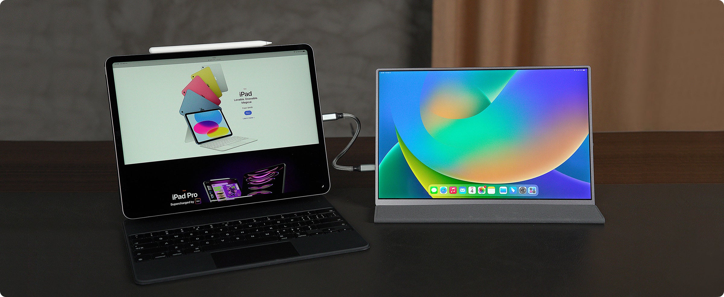 external monitor for iPad and iMac