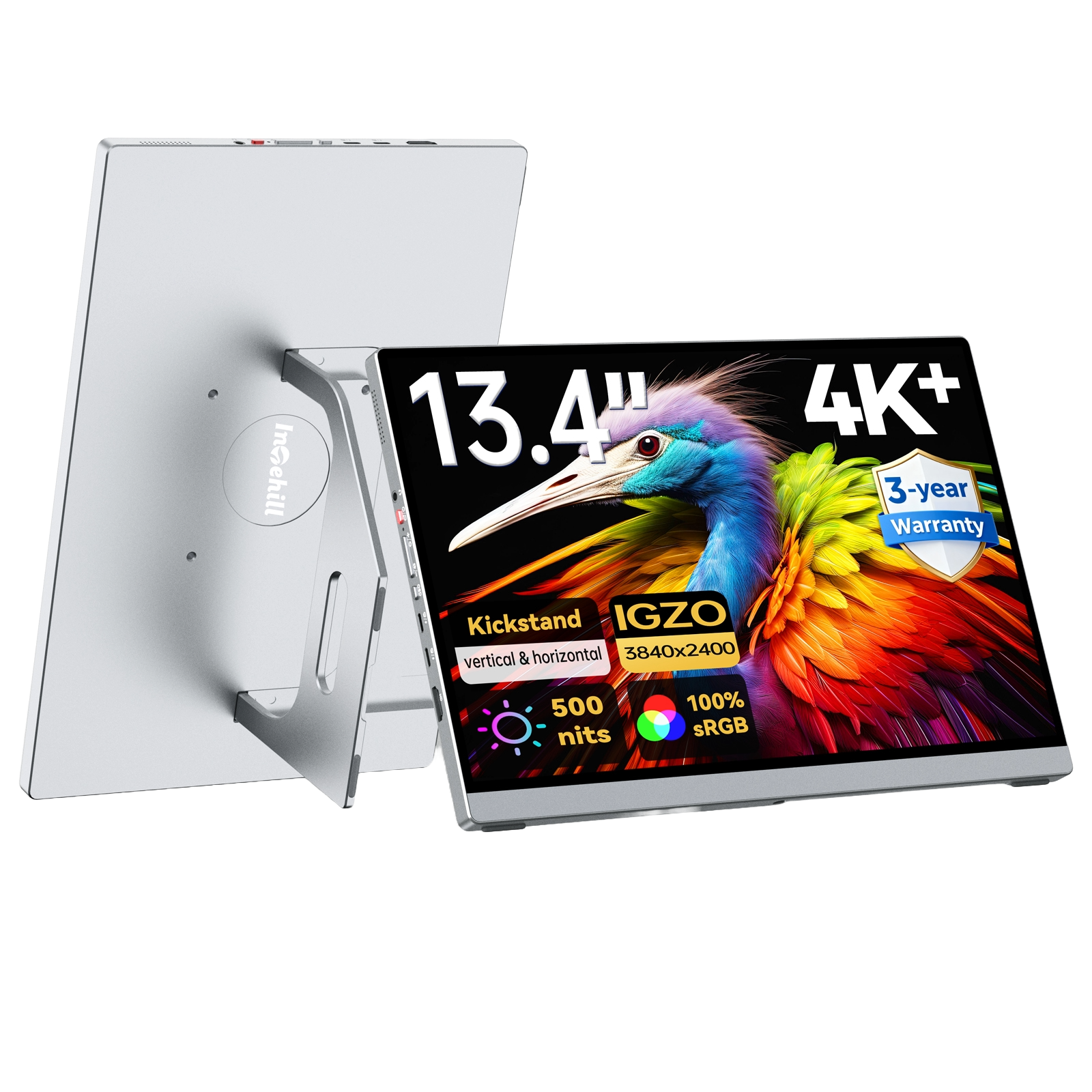 買取 おすすめ intehill 4K Portable Monitor U13NA 【公式通販】