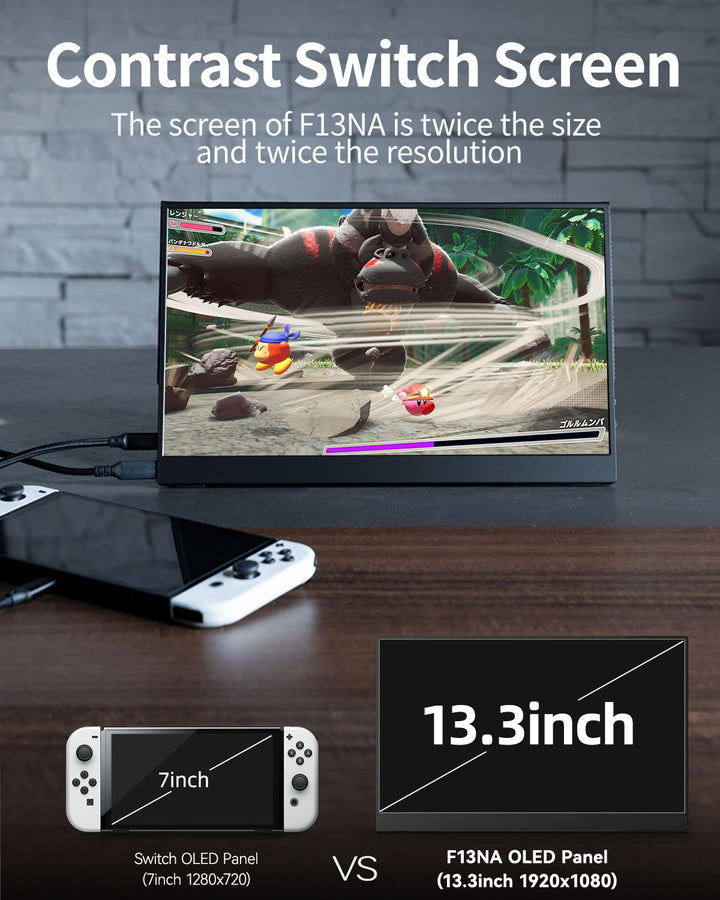 protable monitor for switch