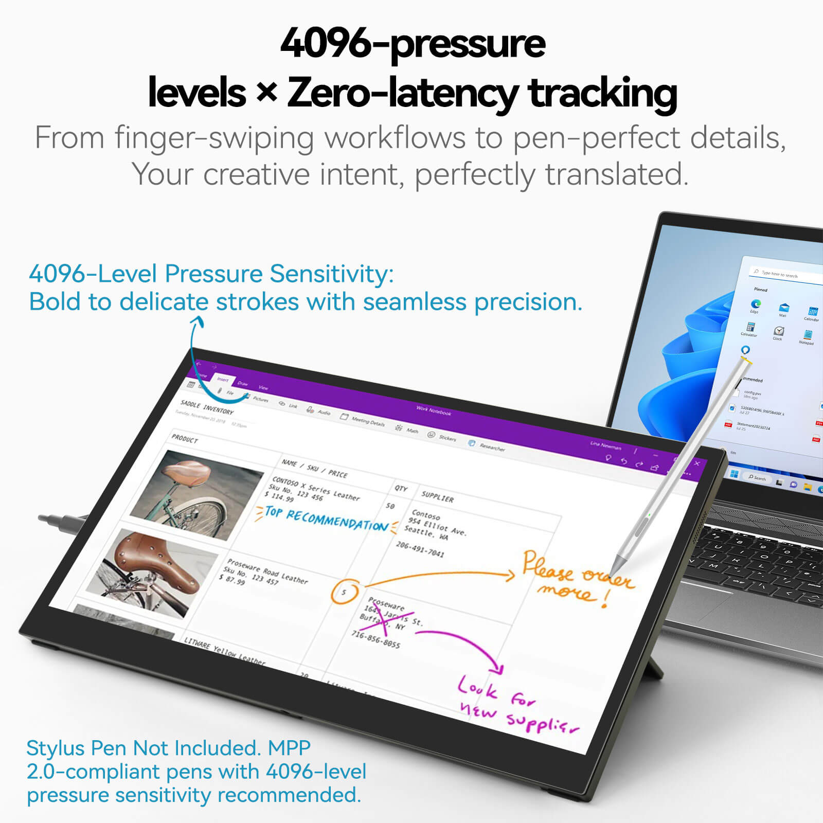 17.3'' 4K UHD Touchscreen Portable Monitor – IPS, 100% DCI-P3