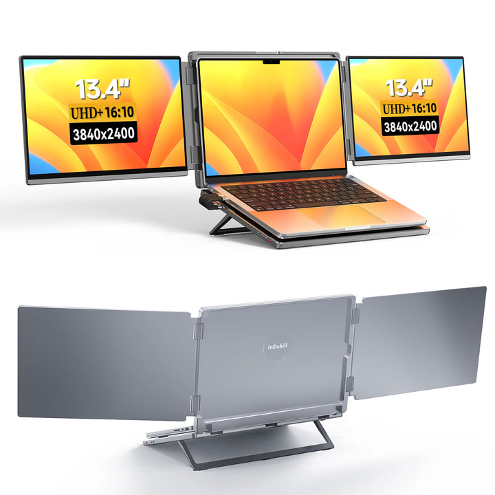 DuoTrek LR13U Dual 4K+ 13.4-inch Screens for High-end Laptops