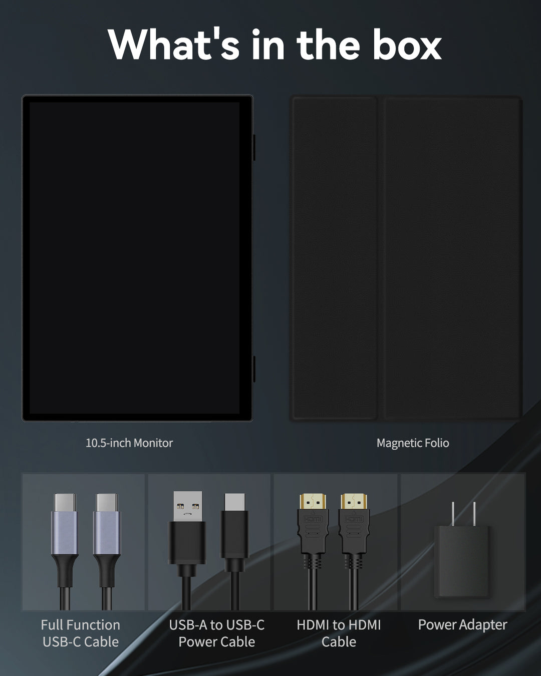 Tragbarer 10,5-Zoll-1080P-Touchscreen-Monitor [T10PA]