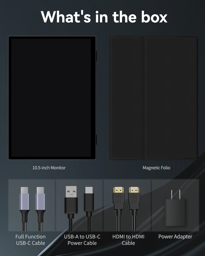 Tragbarer 10,5-Zoll-1080P-Touchscreen-Monitor [T10PA]