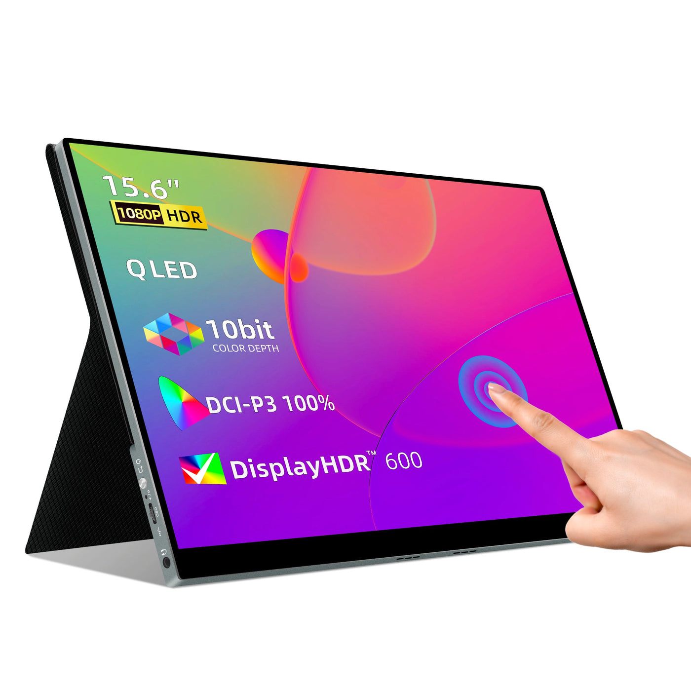 qled portable touchscreen monitor