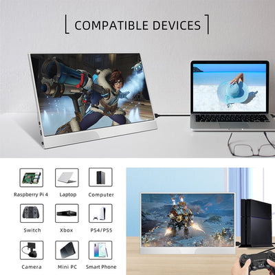 intehill dual monitor for laptop