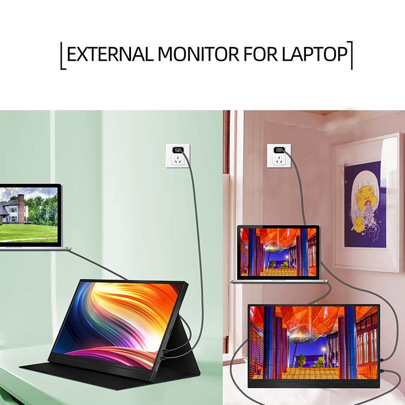 Portable Monitor 14.0'' Full HD 1080P IPS Screen USB Type-C HDMI Exter –  Neofytetech