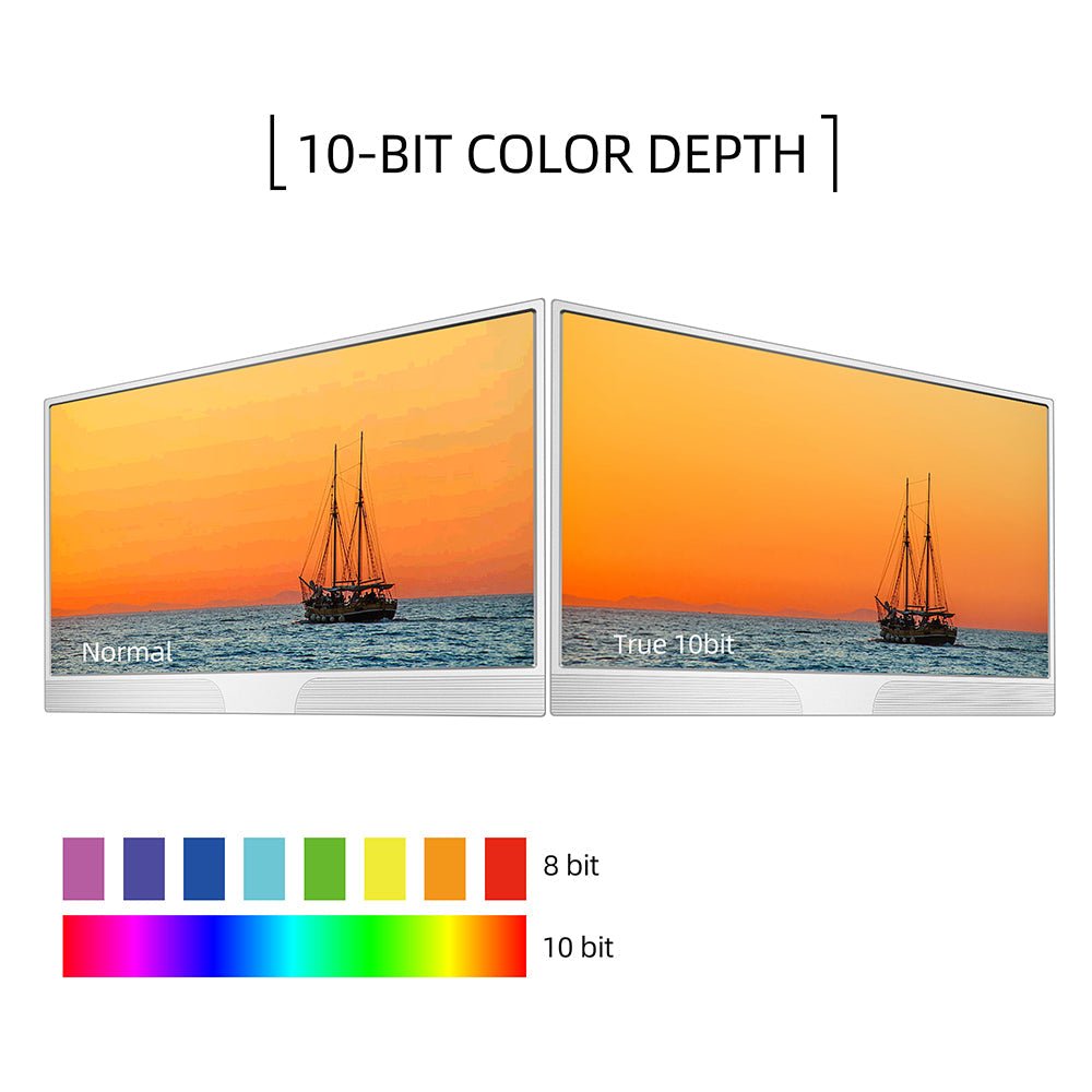 intehill 10 bits color depth monitor