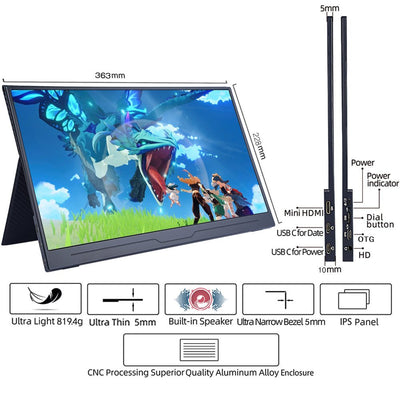 intehill portable monitor