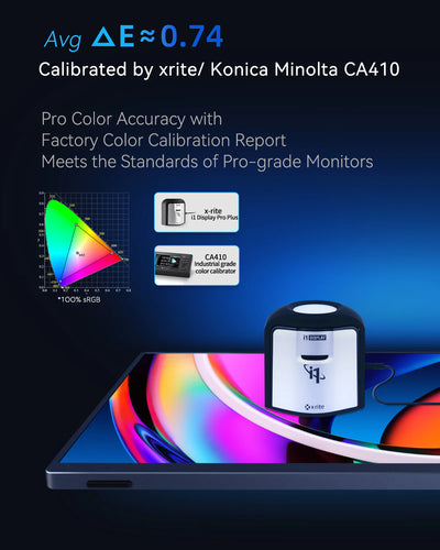 portable monitor with accurate color